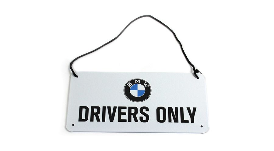 BMW S1000R (2014-2020) Plaque métallique BMW - Drivers Only