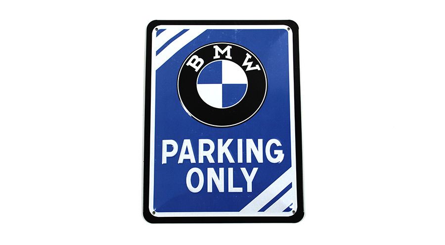 BMW K1200S Plaque métallique BMW - Parking Only