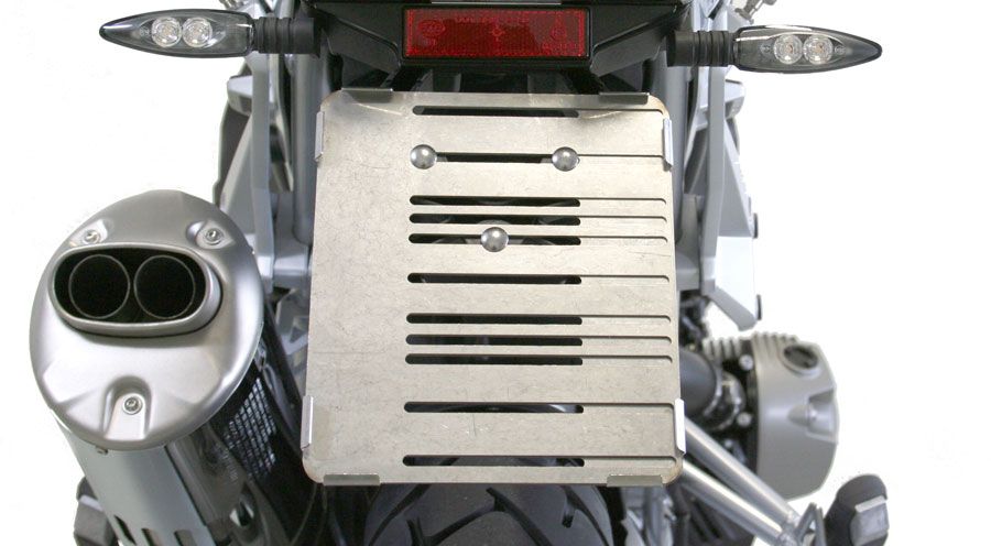 BMW R1200R (2005-2014) Équerre réglable en acier inoxydable pour plaque d'immatriculation