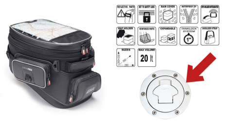 Tankrucksack fr bmw r1100rt #4