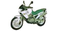  BMW F 650, CS, GS, ST, Dakar (1994-2007) Épinglette F 650 (blanc)