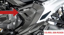  BMW R1300R Couvercle cadre triangle en carbone