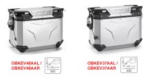  BMW R 1200 GS LC (2013-2018) & R 1200 GS Adventure LC (2014-2018) Valises GIVI Trekker Outback EVO Smart anodisé