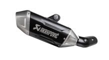  BMW F450GS Échappement Akrapovic Acier Inoxydable Noir