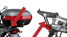  BMW R1200GS (04-12), R1200GS Adv (05-13) & HP2 Fixations pour Top case
