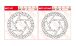 BMW F 650, CS, GS, ST, Dakar (1994-2007) Disques de frein du devant F650GS jumeau