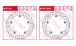 BMW R1200GS (04-12), R1200GS Adv (05-13) & HP2 Disques de frein avant Rivet Pack