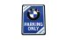 BMW S 1000 XR (2015-2019) Plaque métallique BMW - Parking Only