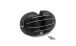BMW R 80 Model Couvre-culasse, noir avec nervures et bords polis, 4 nervures