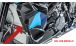 BMW S 1000 XR (2020- ) Caches carbone sur le carénage du refroidisseur d'eau avec trous d'ailettes