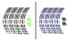 BMW F800S, F800ST & F800GT Autocollants de Jante F800ST