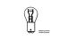 BMW R1200GS (04-12), R1200GS Adv (05-13) & HP2 Ampoule Feu Arrière 12V 21/5W