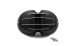 BMW R 80 Model Couvre-culasse, noir avec nervures et bords polis, 4 nervures