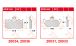 BMW K1200RS & K1200GT (1997-2005) Plaquettes de frein avant