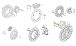 BMW R1100RS, R1150RS 2x vis M10x25