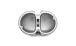 BMW R 80 Model Couvre-culasse, look classique avec nervures polies, 4 nervures