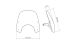BMW R12nineT, R12, R12S & R12G/S Pare-brise Sport