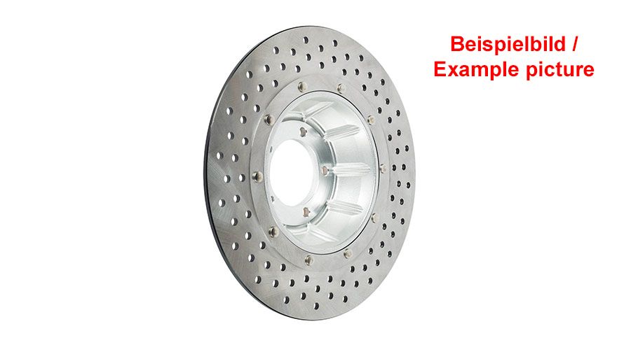 BMW R 100 Disque de frein, 2-2 perforation, forme creuse