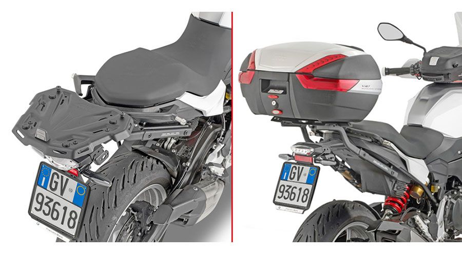 BMW F900R Montage de la valise