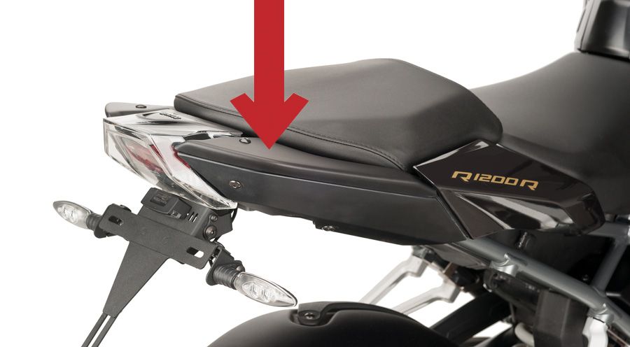 BMW R 1250 R Couvercles pour poignées du passager