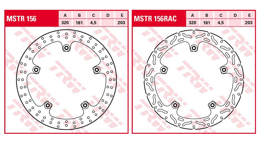 BMW R 1250 RS Disques de frein avant Rivet Pack