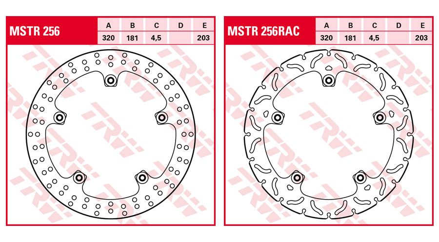 BMW F800S, F800ST & F800GT Disques de frein avant Rivet Pack