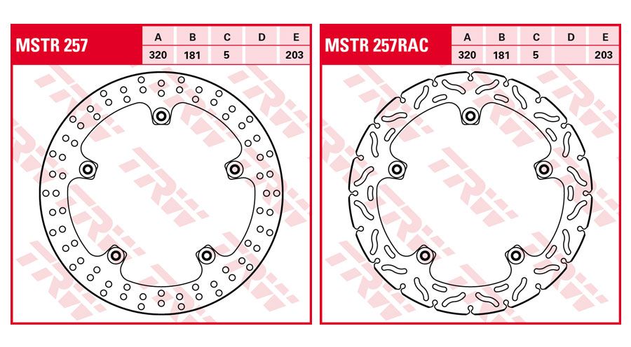 BMW S1000RR (2009-2018) Disques de frein avant Rivet Pack