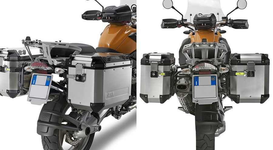 BMW R1200GS (04-12), R1200GS Adv (05-13) & HP2 Montage Sacs latéraux Trekker Outback