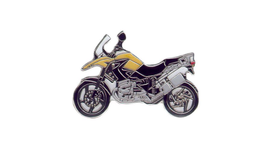 BMW R1200GS (04-12), R1200GS Adv (05-13) & HP2 Épinglette R 1200 GS 2008 (jaune)