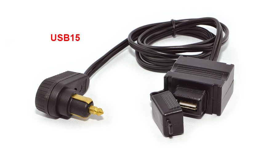 BMW F 650, CS, GS, ST, Dakar (1994-2007) Câble USB pour sacoche de réservoir