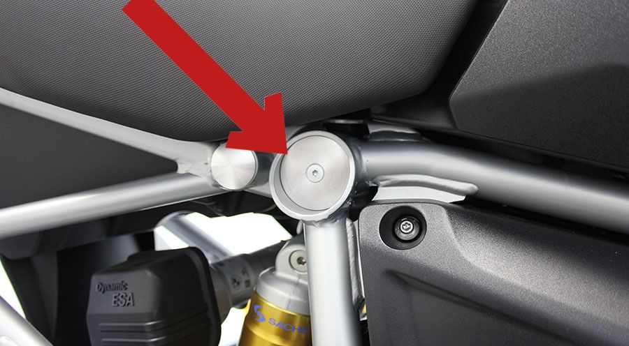 BMW R 1200 GS LC (2013-2018) & R 1200 GS Adventure LC (2014-2018) Couvercles Montage de Suspension