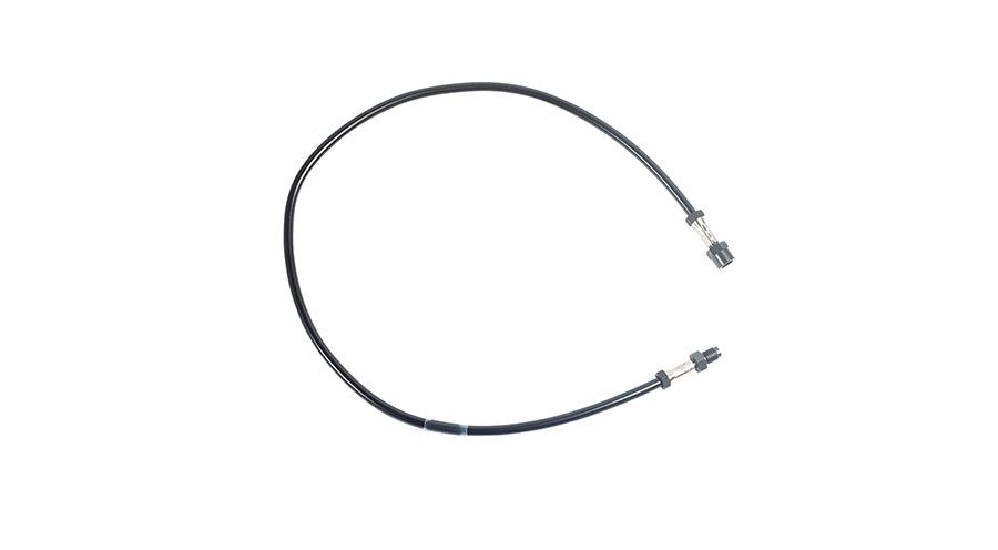 BMW R 100 Flexible de frein en acier inoxydable tressé (une pièce) noir