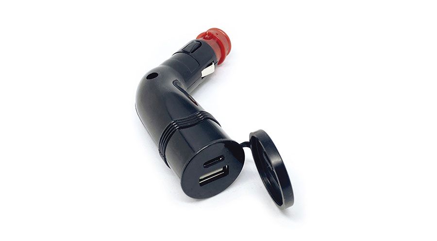 BMW K1100RS & K1100LT Adaptateur USB angulaire pour prise motocyclette