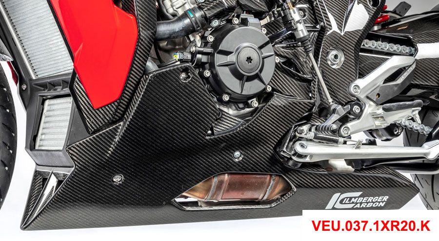 BMW S 1000 XR (2020- ) Bouclier Ventral Long (compatible avec la béquille centrale)