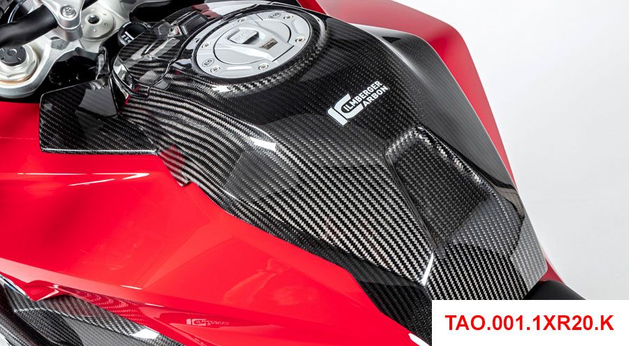 BMW S 1000 XR (2020- ) Panneau de Réservoir Central en Carbone