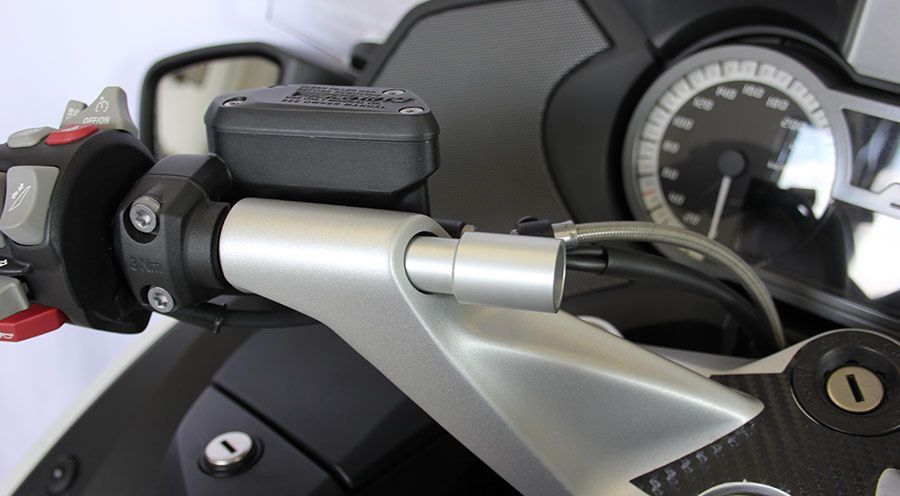 BMW K1600GT & K1600GTL Adaptateur pour fixation guidon tubulaire