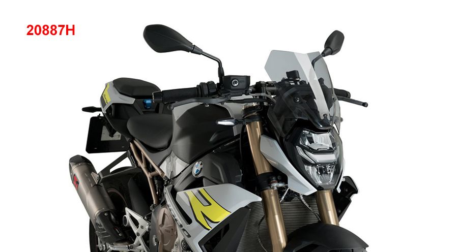 BMW S1000R (2021- ) Pare-brise Sport pour le montage d'origine