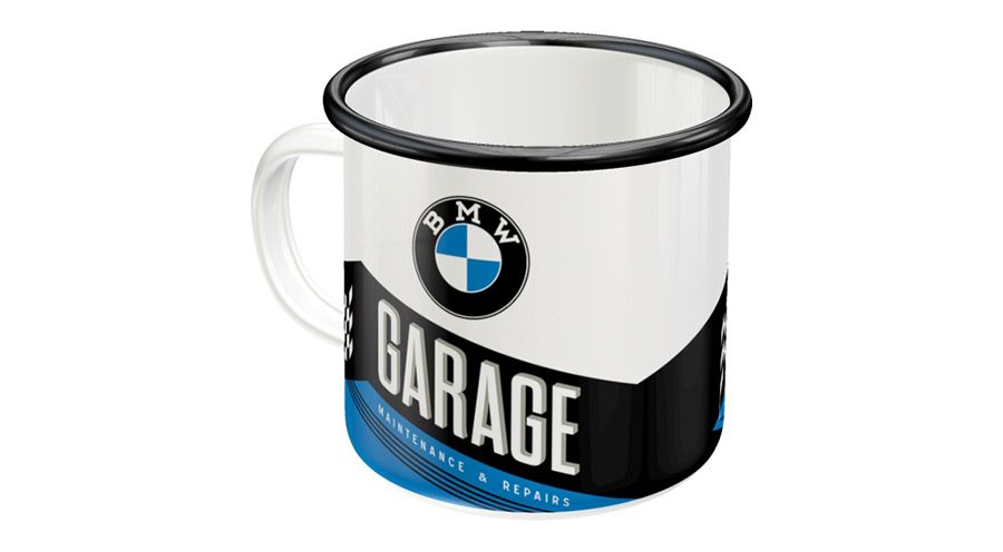 BMW R12nineT & R12 Tasse en émail BMW - Garage