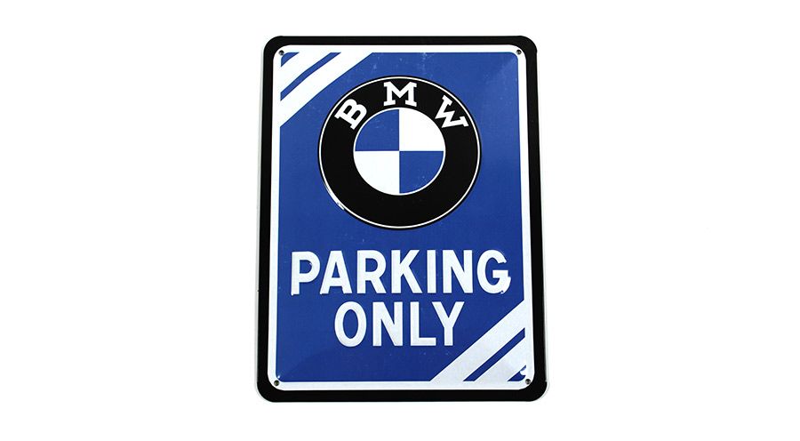 BMW F800GS (2024- ), F900GS & F900GS Adv Plaque métallique BMW - Parking Only