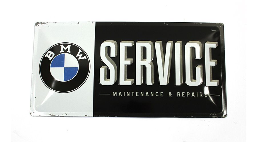 BMW S1000RR (2009-2018) Plaque métallique BMW - Service