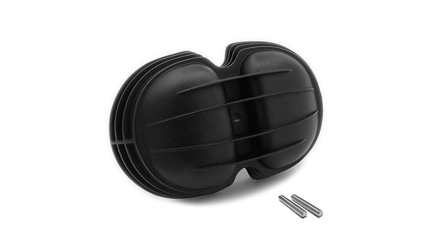 BMW R 80 Model Couvre-culasse, noir, 4 nervures