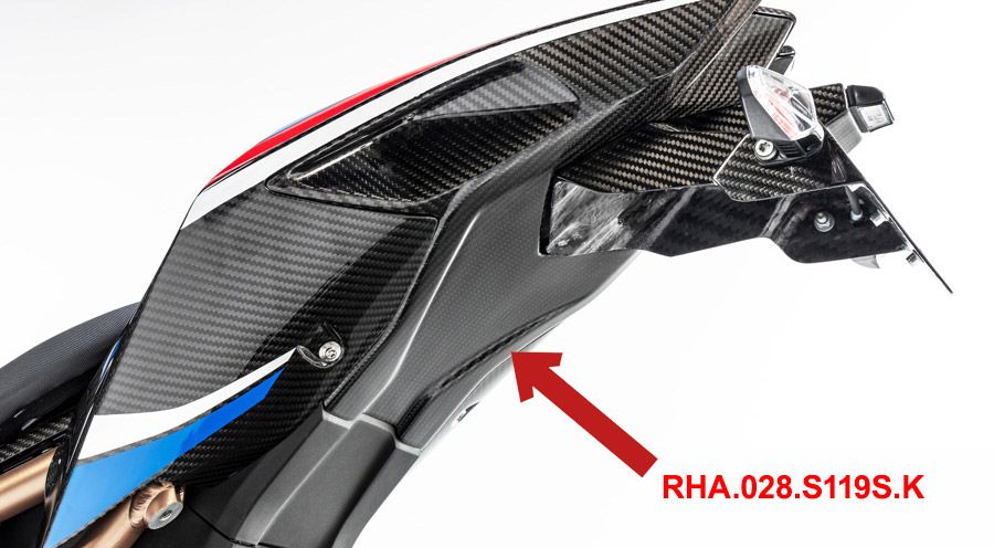 BMW S1000RR (2019- ) Arrière partie inférieure