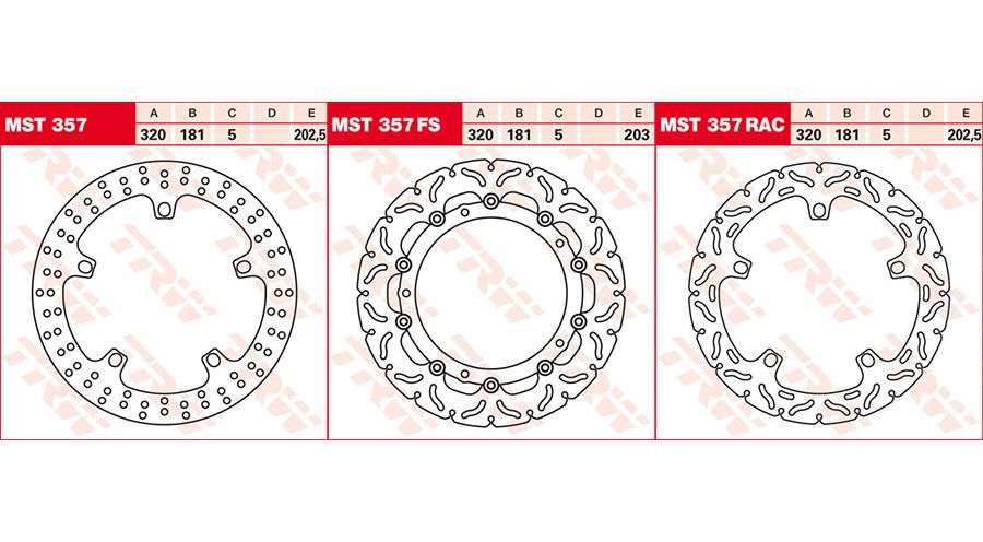 BMW R1200S & HP2 Sport Disques de Frein Avant