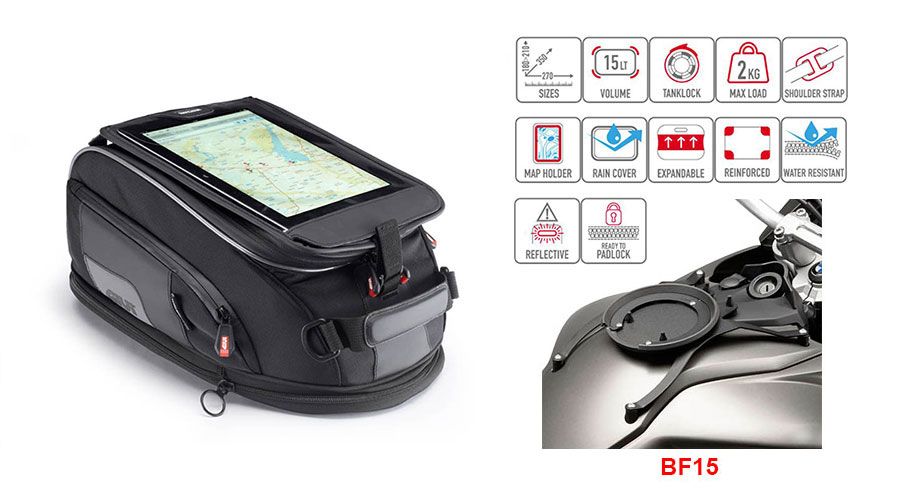 BMW F650GS (08-12), F700GS & F800GS (08-18) Sacoche de réservoir XS307