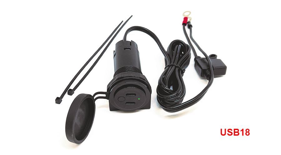 BMW R1200CL Prise USB Twin (USB-C)