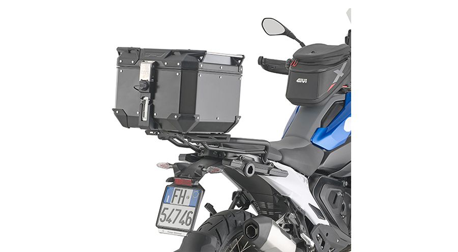 BMW R1300GS & Adventure Montage de la valise avec poignées de maintien pour passager