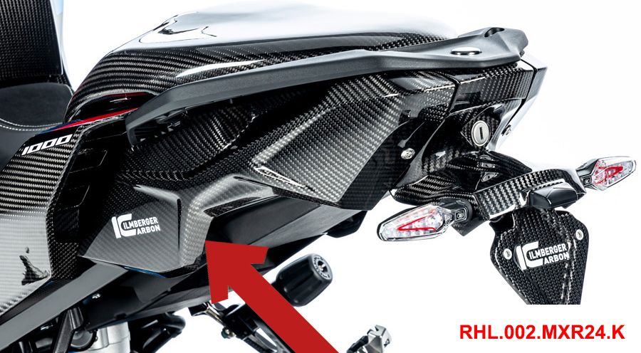 BMW S 1000 XR (2020- ) Cache de cadre arrière en carbone