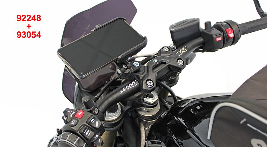 BMW C 600 Sport Support smartphone Quiklox pour collier de serrage de guidon M6/M8