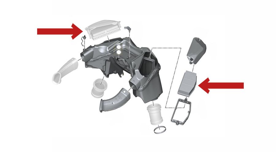 BMW R1300GS & Adventure Filtre à air
