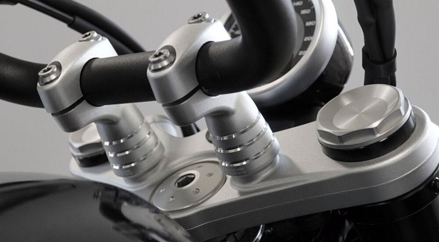 BMW R12nineT, R12, R12S & R12G/S Réhausseurs de guidon, noir